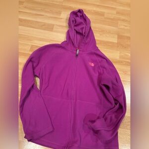 The North Face fleece‎ zip-up jacket